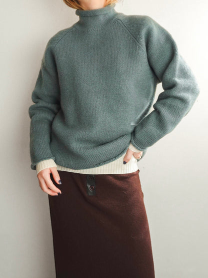 90s~ "J.CREW" Roll neck Knit