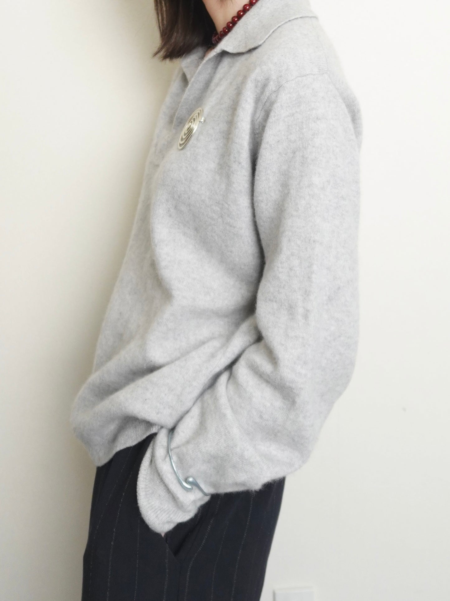 Pure Cashmere Knit - Gray