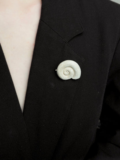 Shell Motif Brooch