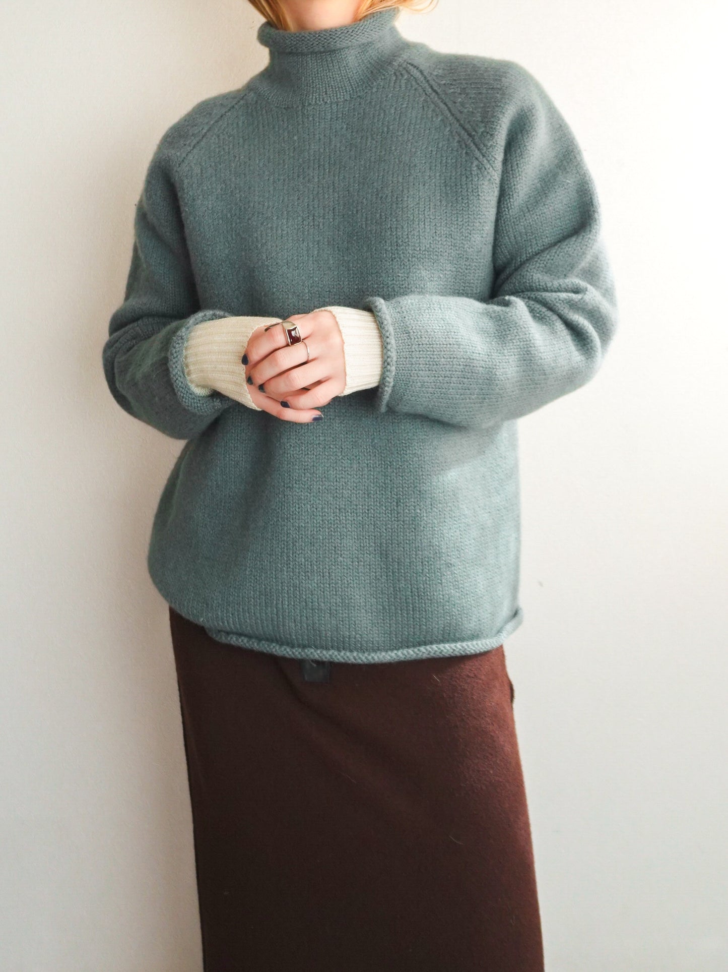 90s~ "J.CREW" Roll neck Knit