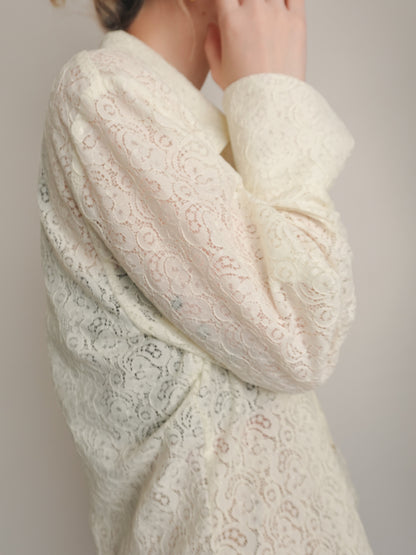 Sheer Lace Shirt