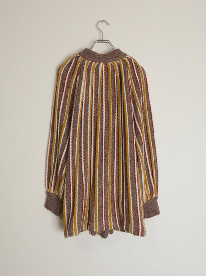Stripe Knit Cardigan