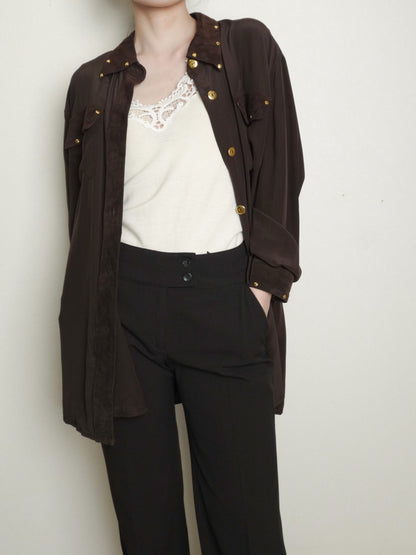 Silk Suede Shirt