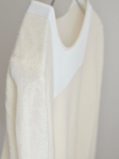 Sheer Panel Knit
