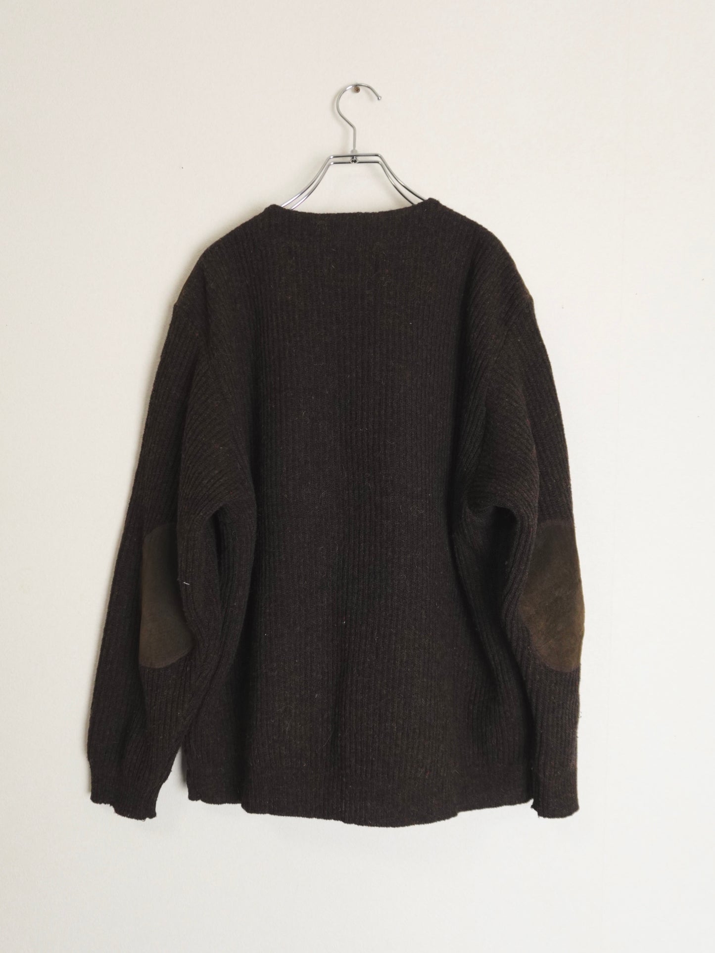 Suede Knit Docking Cardigan