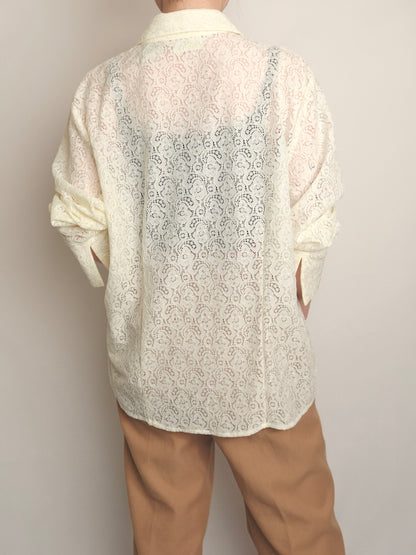 Sheer Lace Shirt