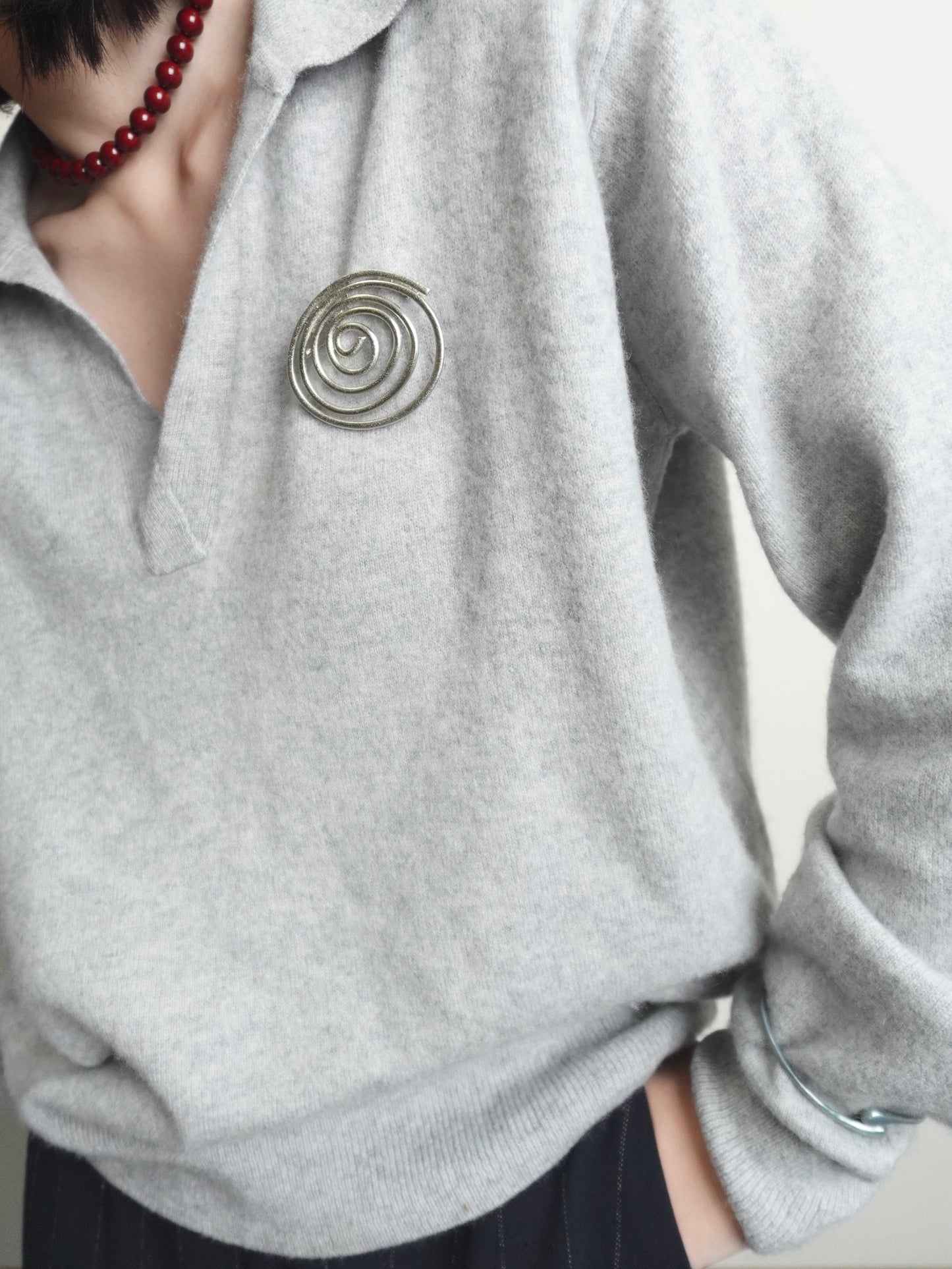 Pure Cashmere Knit - Gray