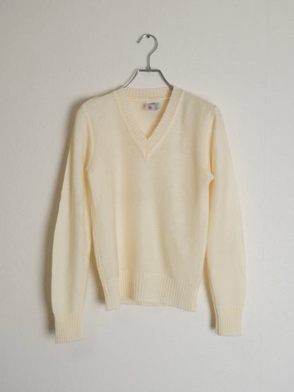 Vneck Knit Pullover