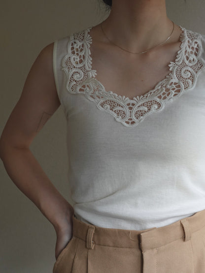 Euro Lace Underwear Tank