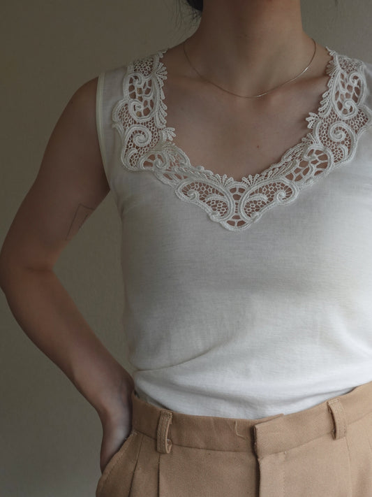 Euro Lace Underwear Tank