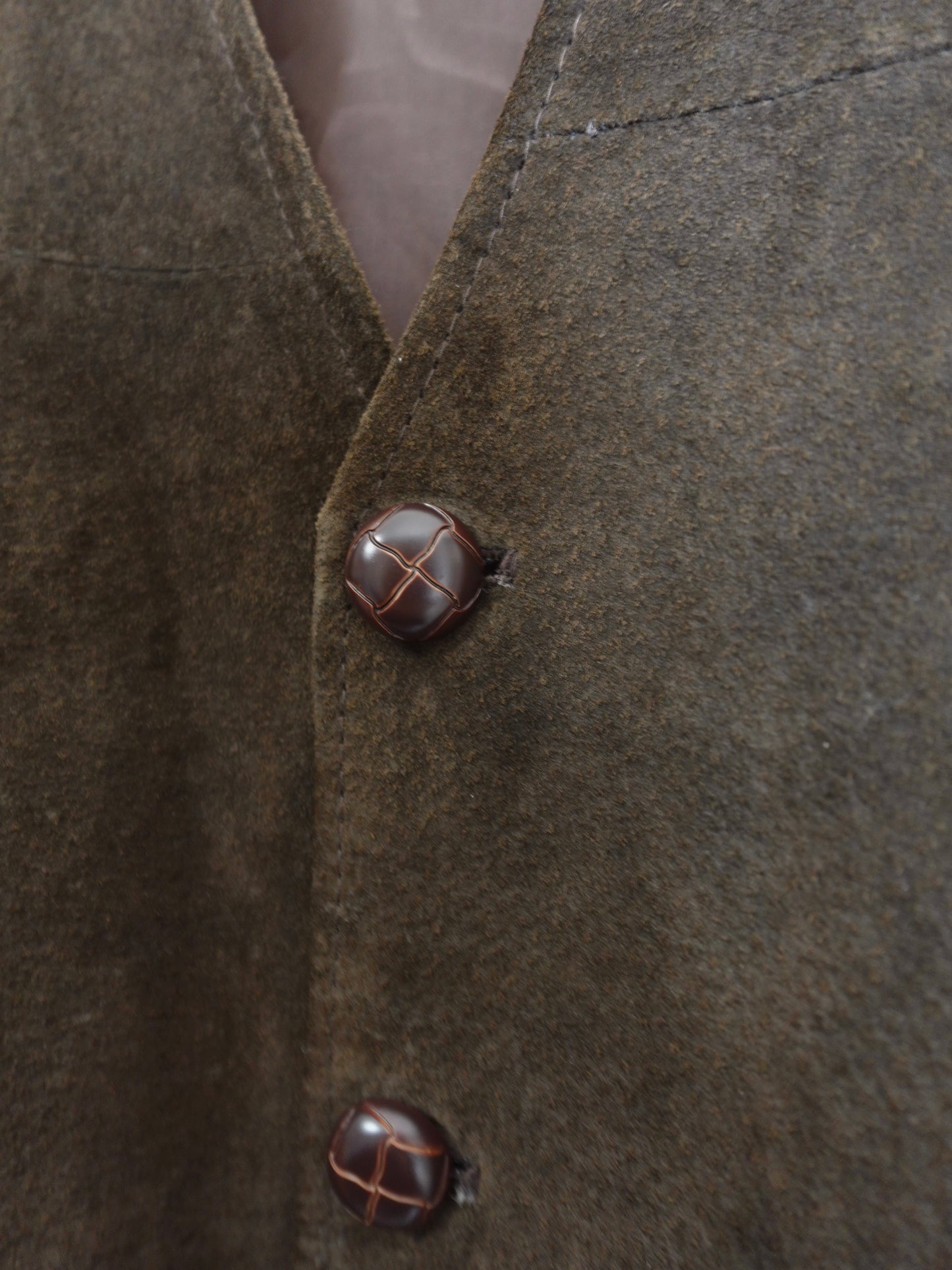 Suede Knit Docking Cardigan