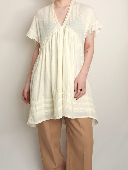 Dot Vneck Tunic