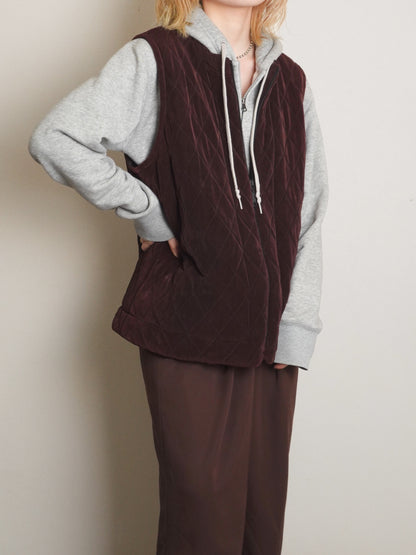 "CHICO'S" Quilting Zip Vest