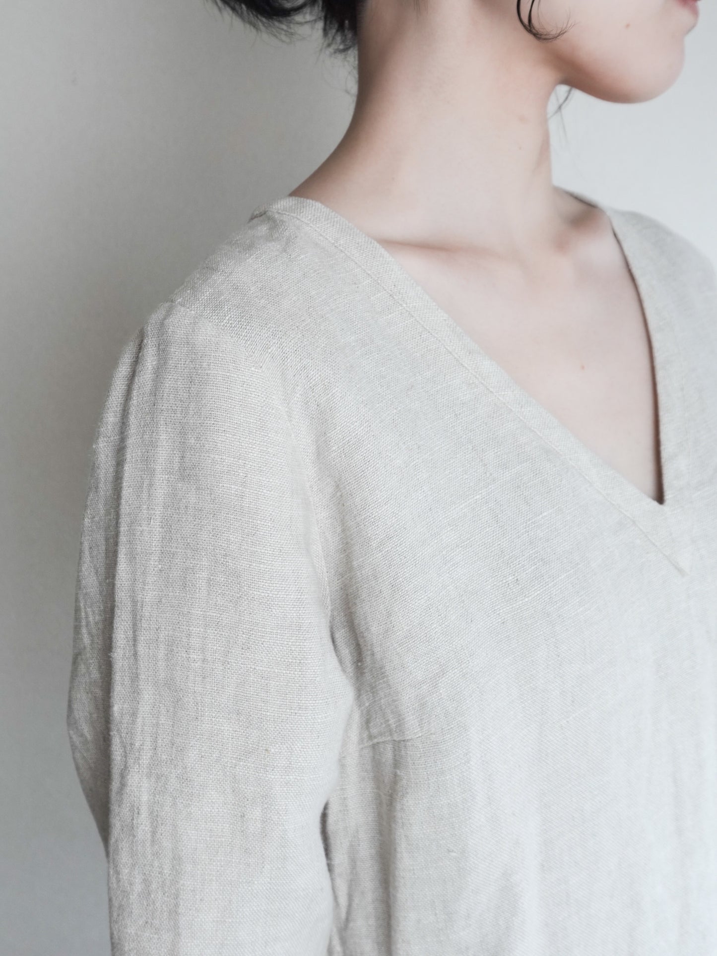 "agnes b." Linen Onepiece