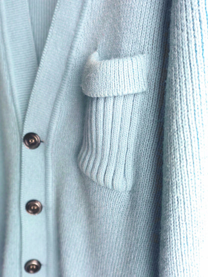 Light Blue Button Cardigan