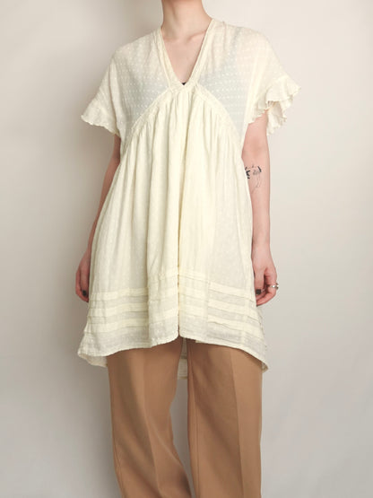 Dot Vneck Tunic