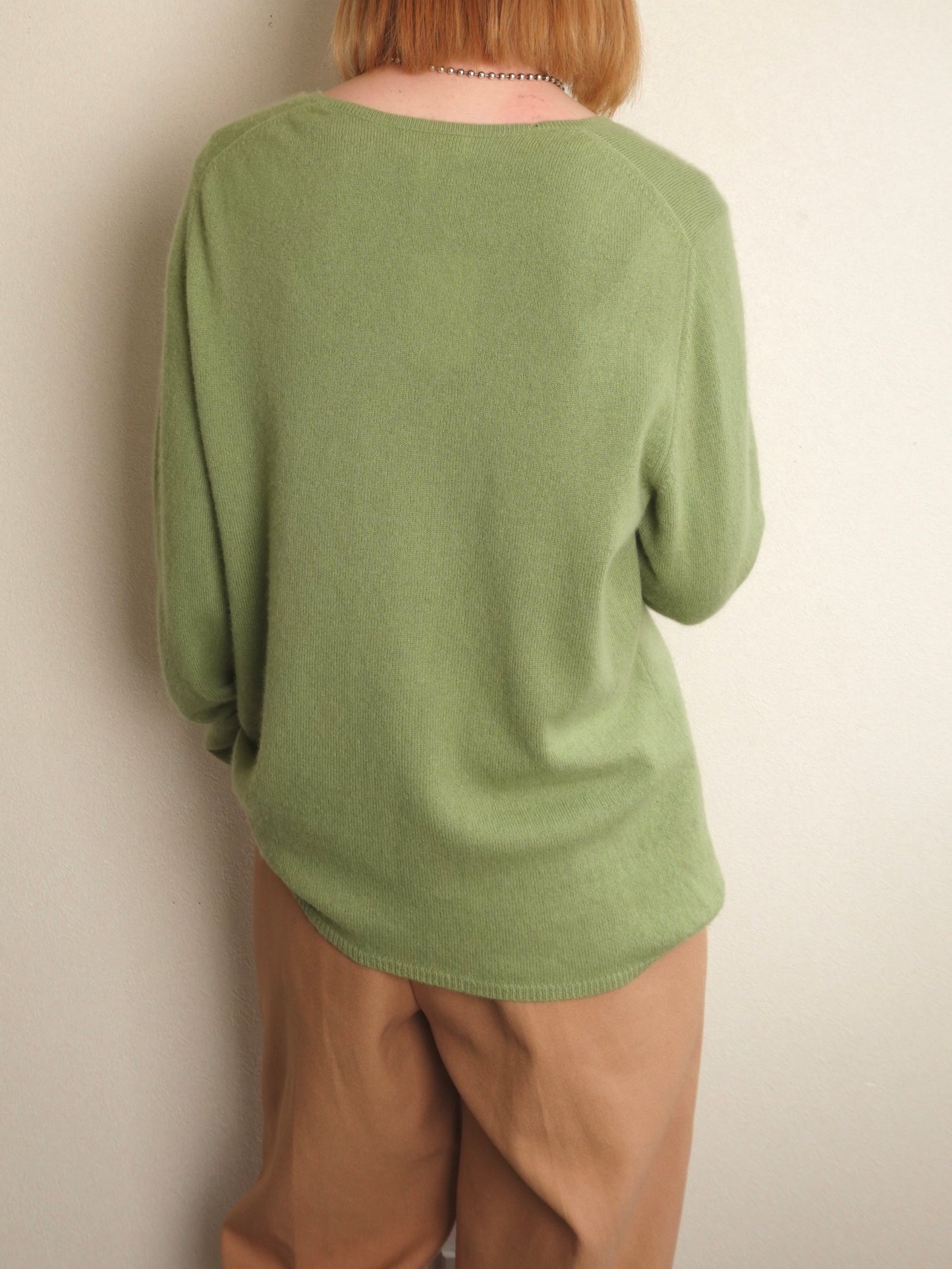 Pure Cashmere Knit - Light Green
