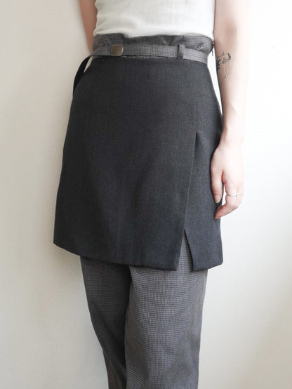 Slit Mini Skirt