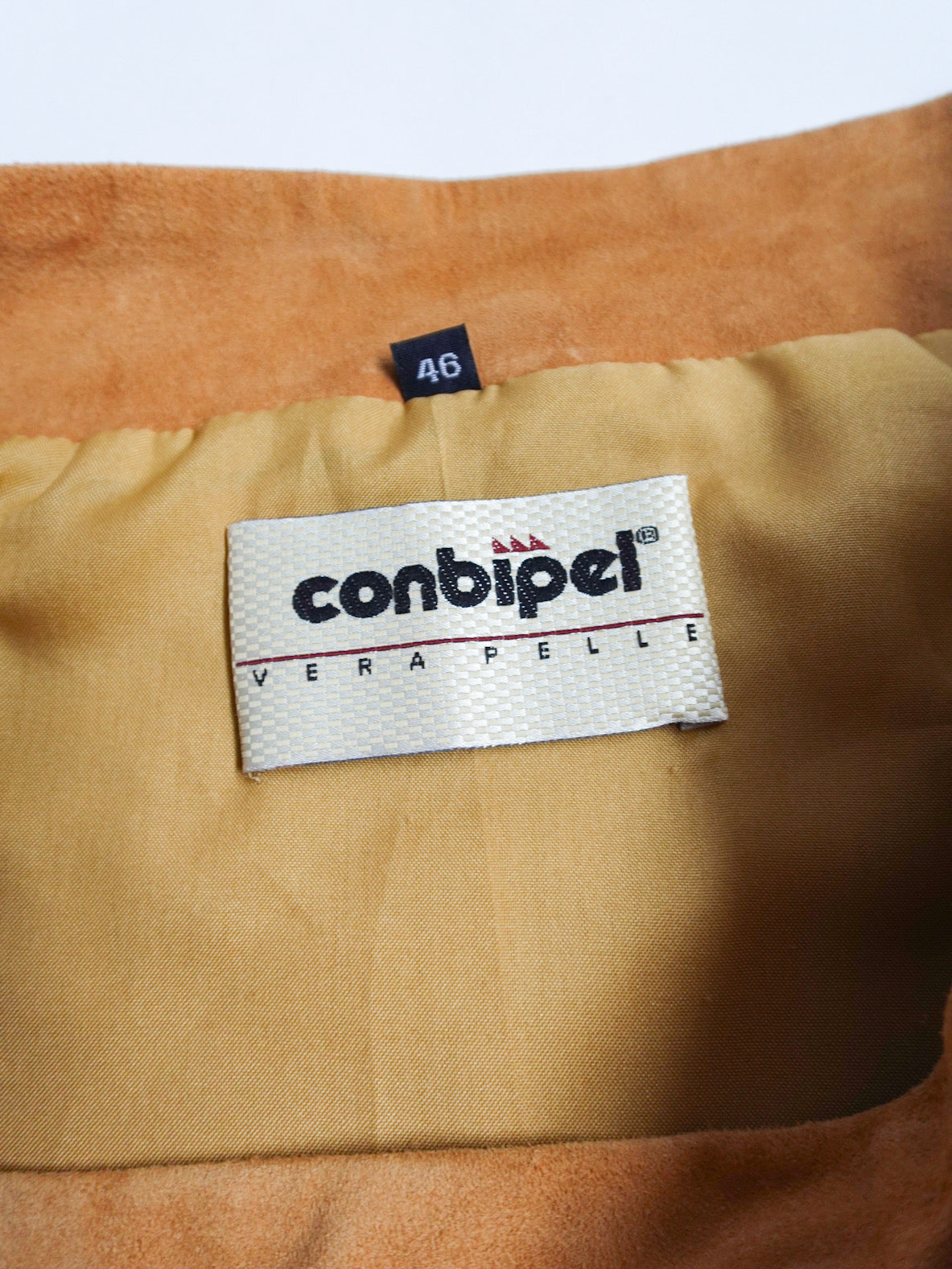 Italy “conbipel” Suede Wrap Skirt