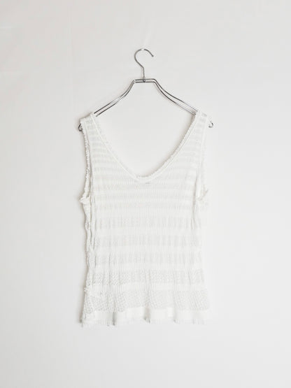 Lace Knit Vest