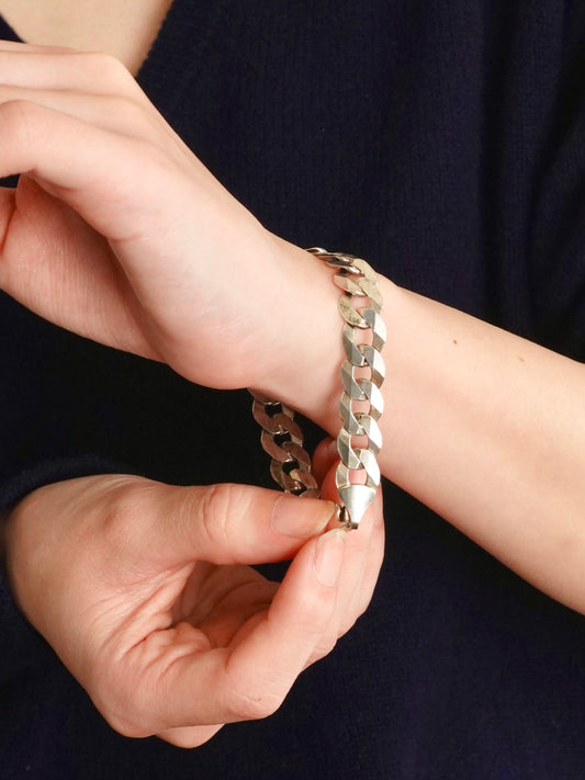 Chunky Curve Link Bracelet