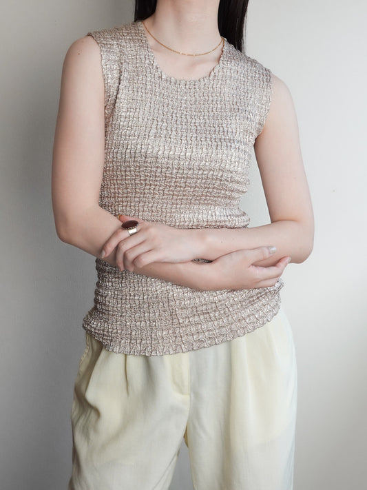 Shirring Pleats Tops