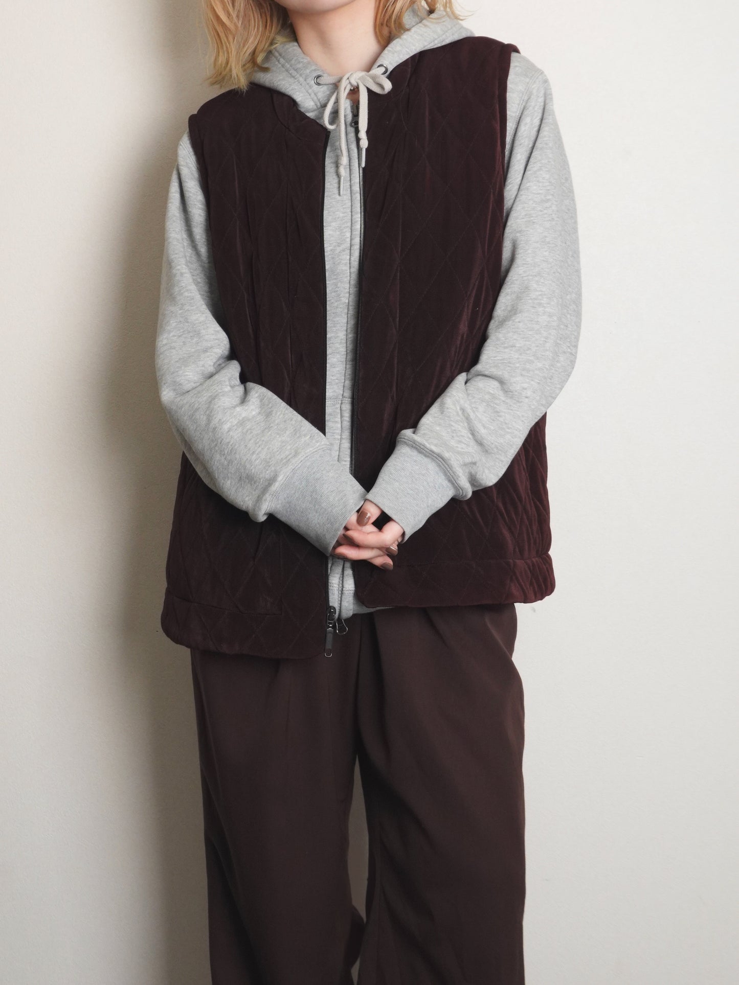 "CHICO'S" Quilting Zip Vest