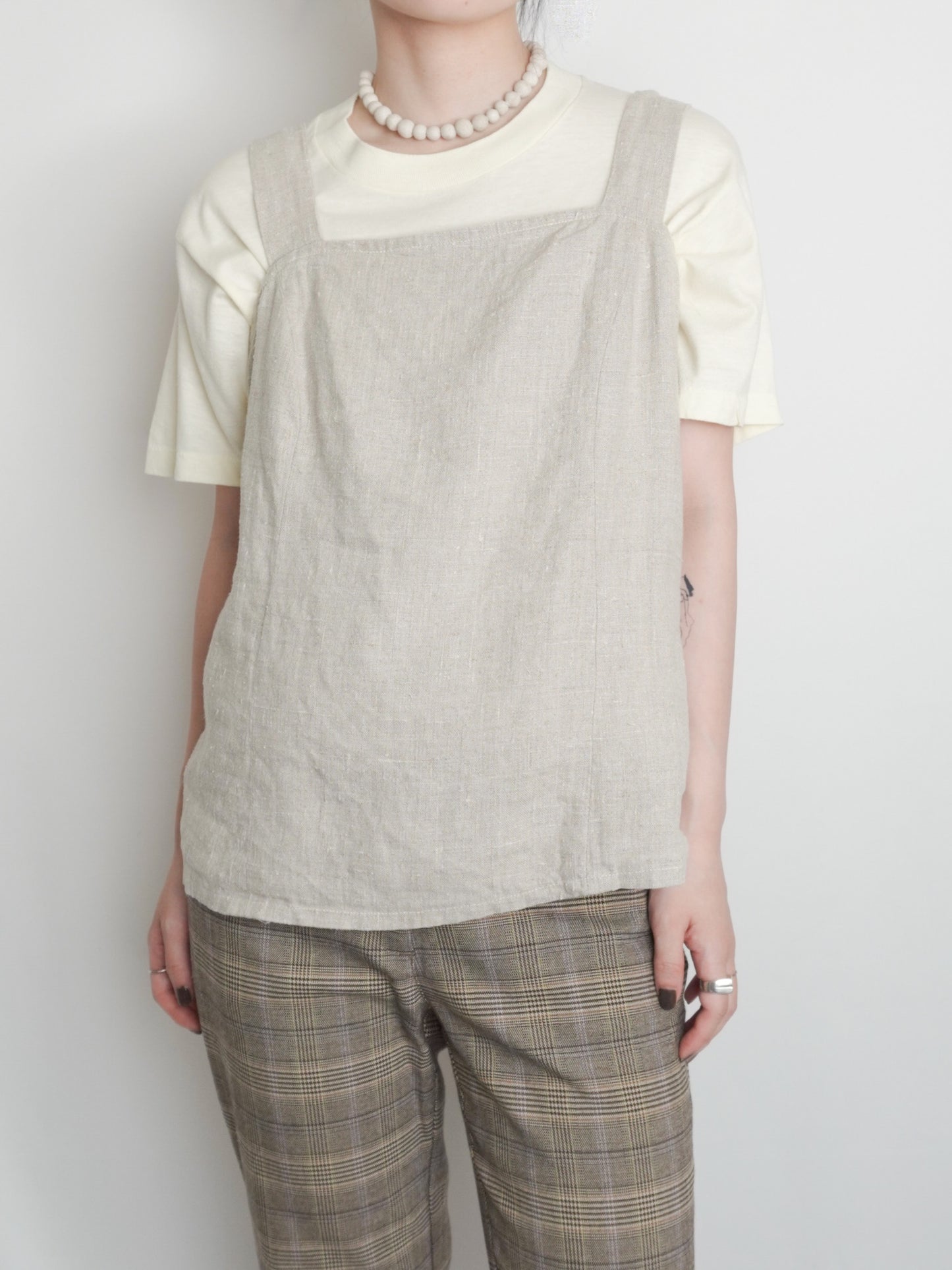 Linen Square neck Camisole