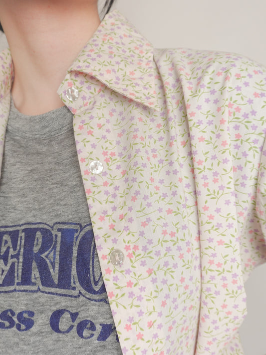 Tiny Flower Print Shirt