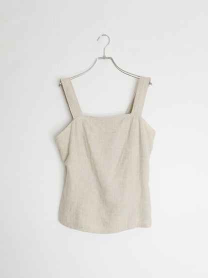 Linen Square neck Camisole