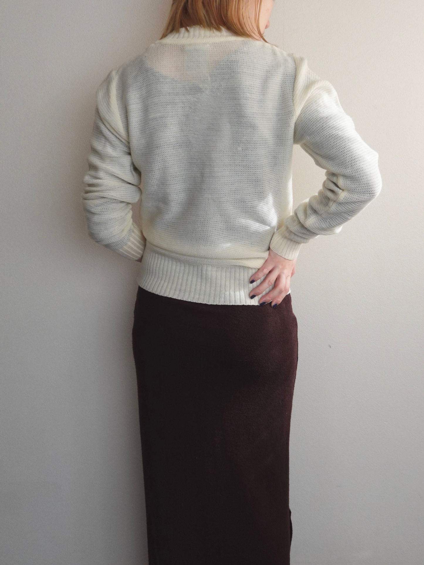Vneck Knit Pullover