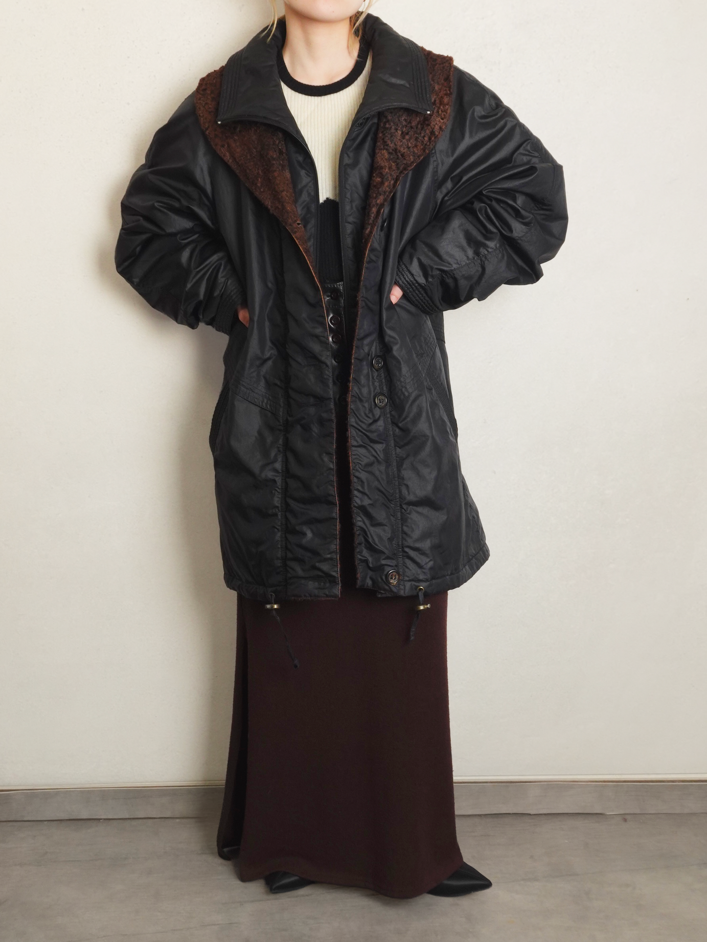 Nylon Layered Coat