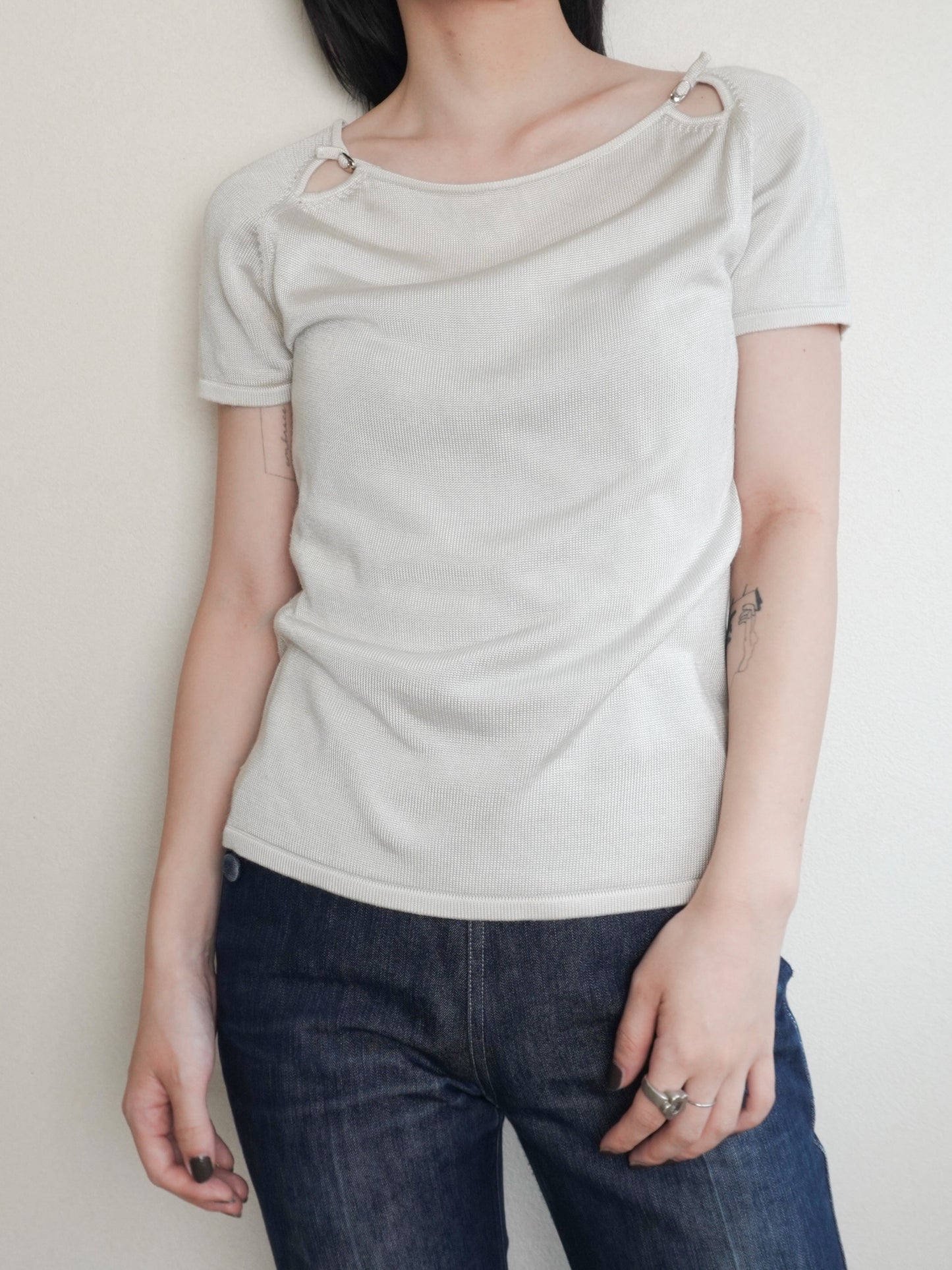 Shoulder Cutout Tops