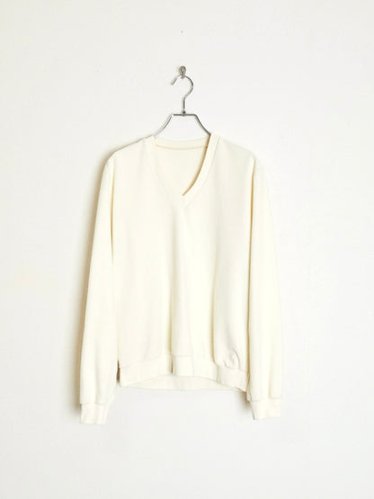 Fleece Vneck Tops