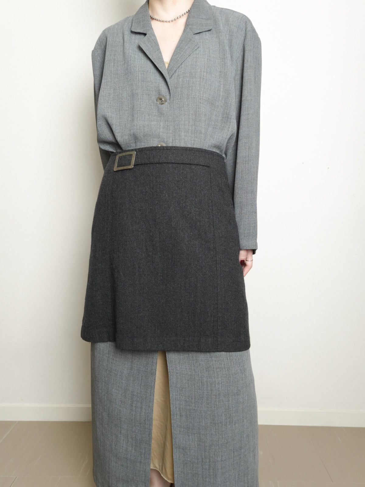 Wool Mini Skirt