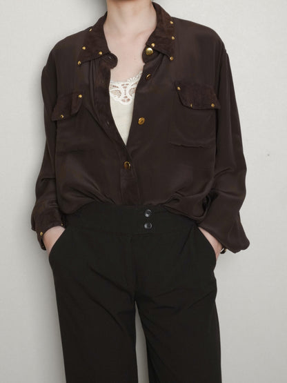 Silk Suede Shirt