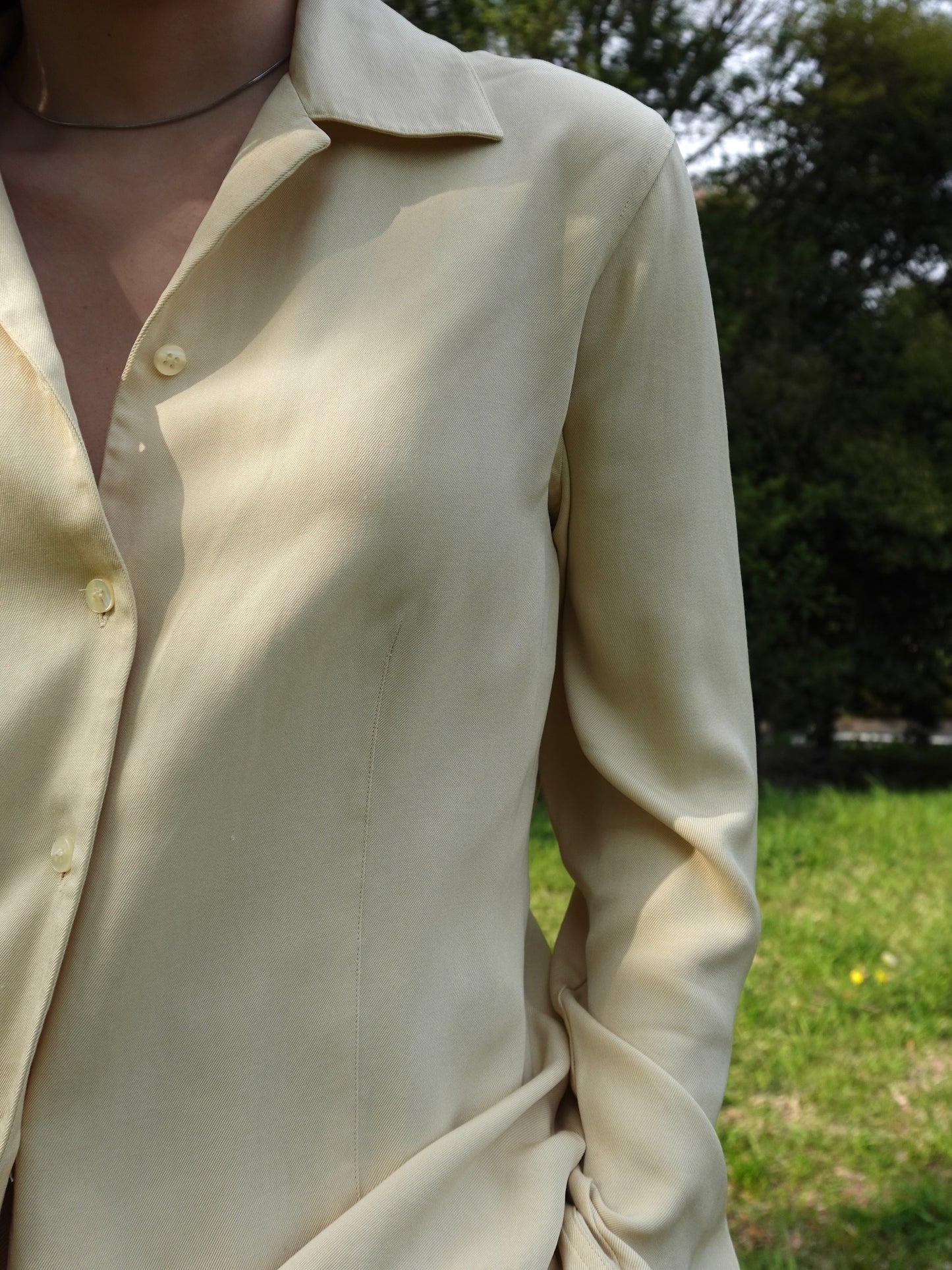 90s Silk Shirt