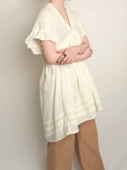 Dot Vneck Tunic