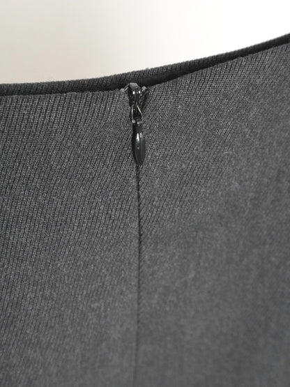 Slit Mini Skirt