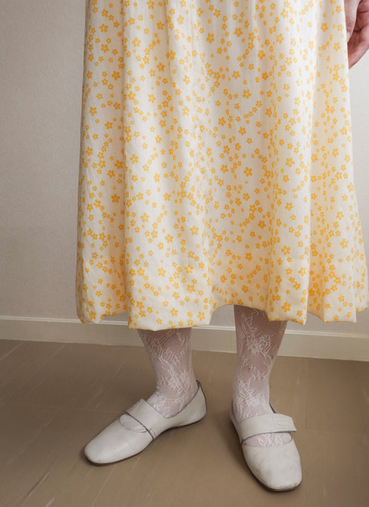 Flower Print Skirt
