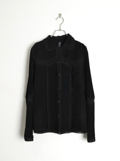 Suede Patchwork Shirt