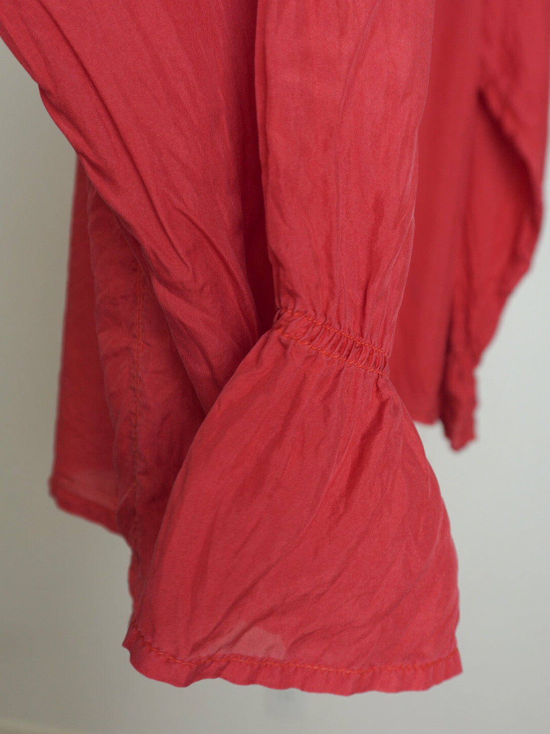 Frill Silk Blouse