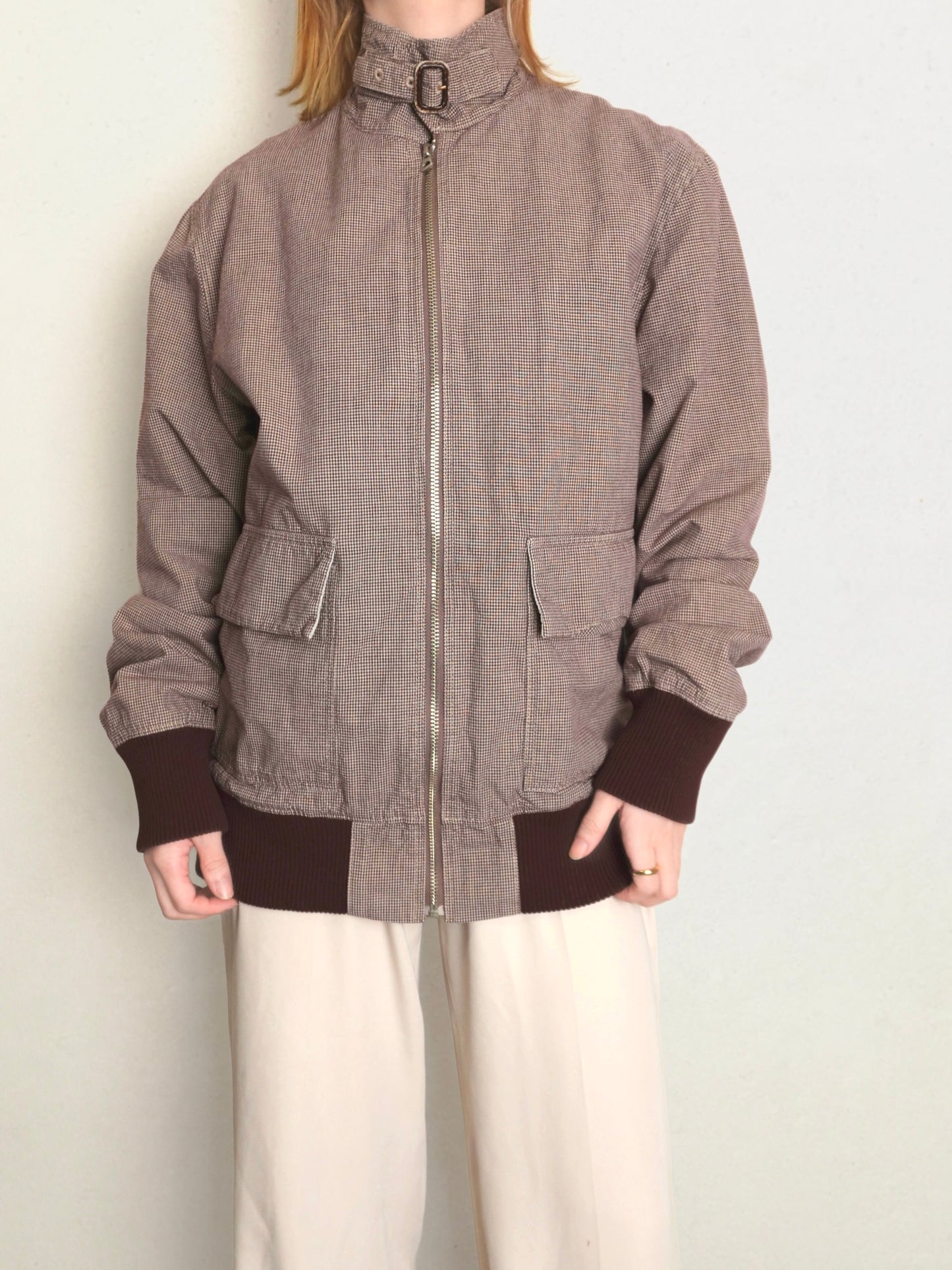 ”Paul Smith Jeans” Gingham Check Blouson