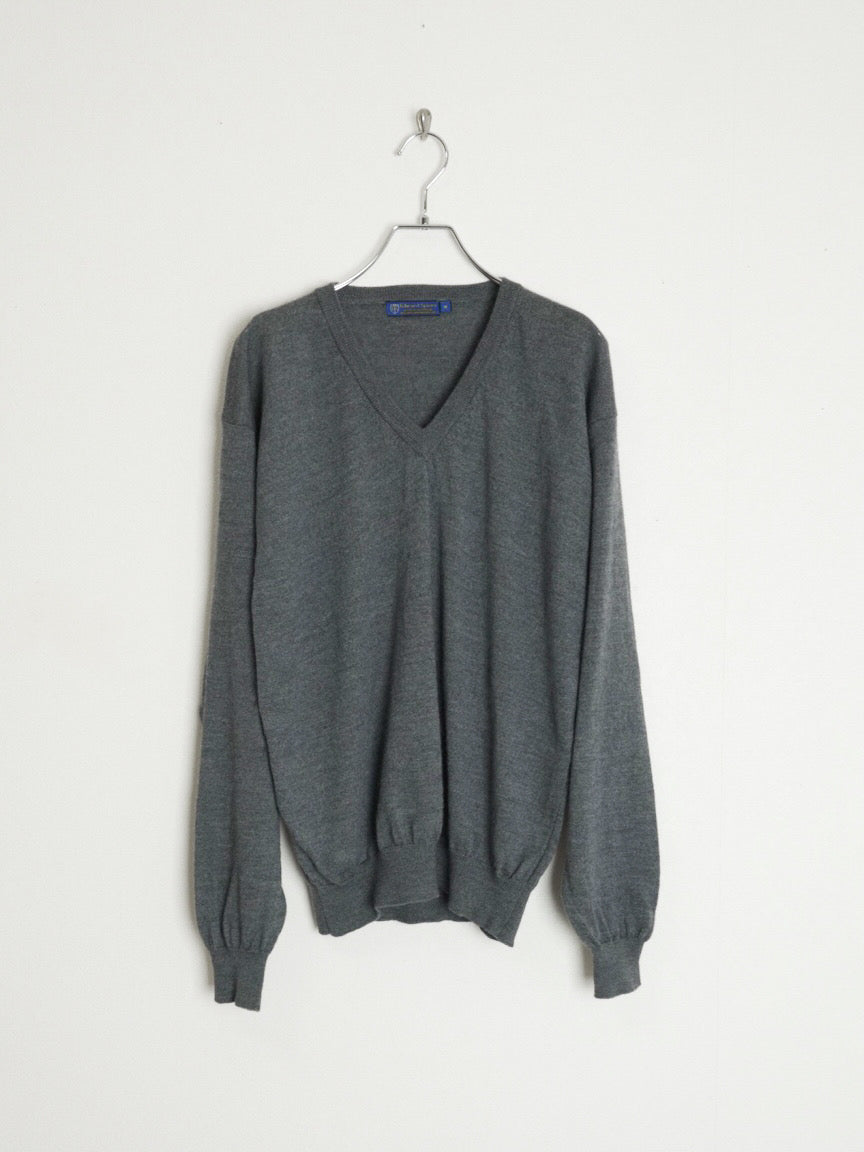 Merino Wool Vneck Knit
