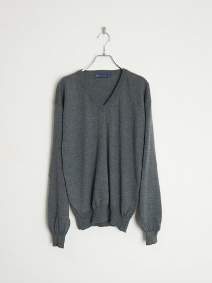 Merino Wool Vneck Knit