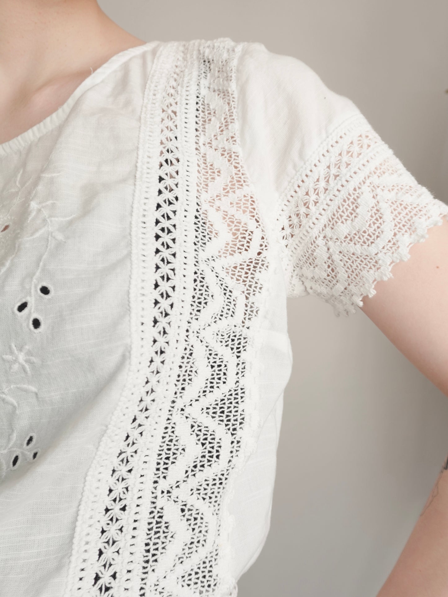 Lace Cotton Tops