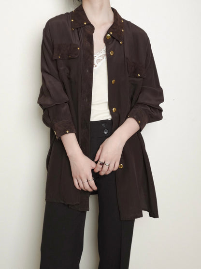 Silk Suede Shirt
