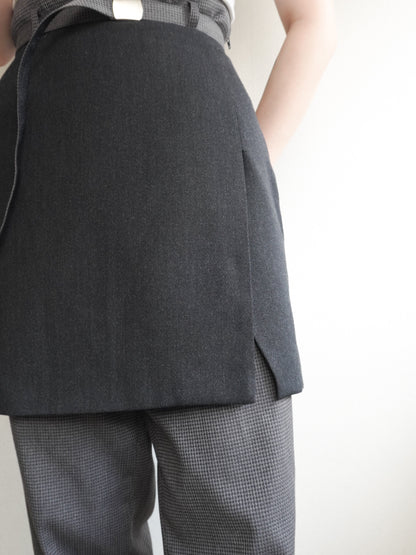 Slit Mini Skirt