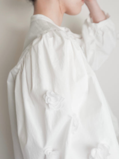 Flower Sleeve Shirt