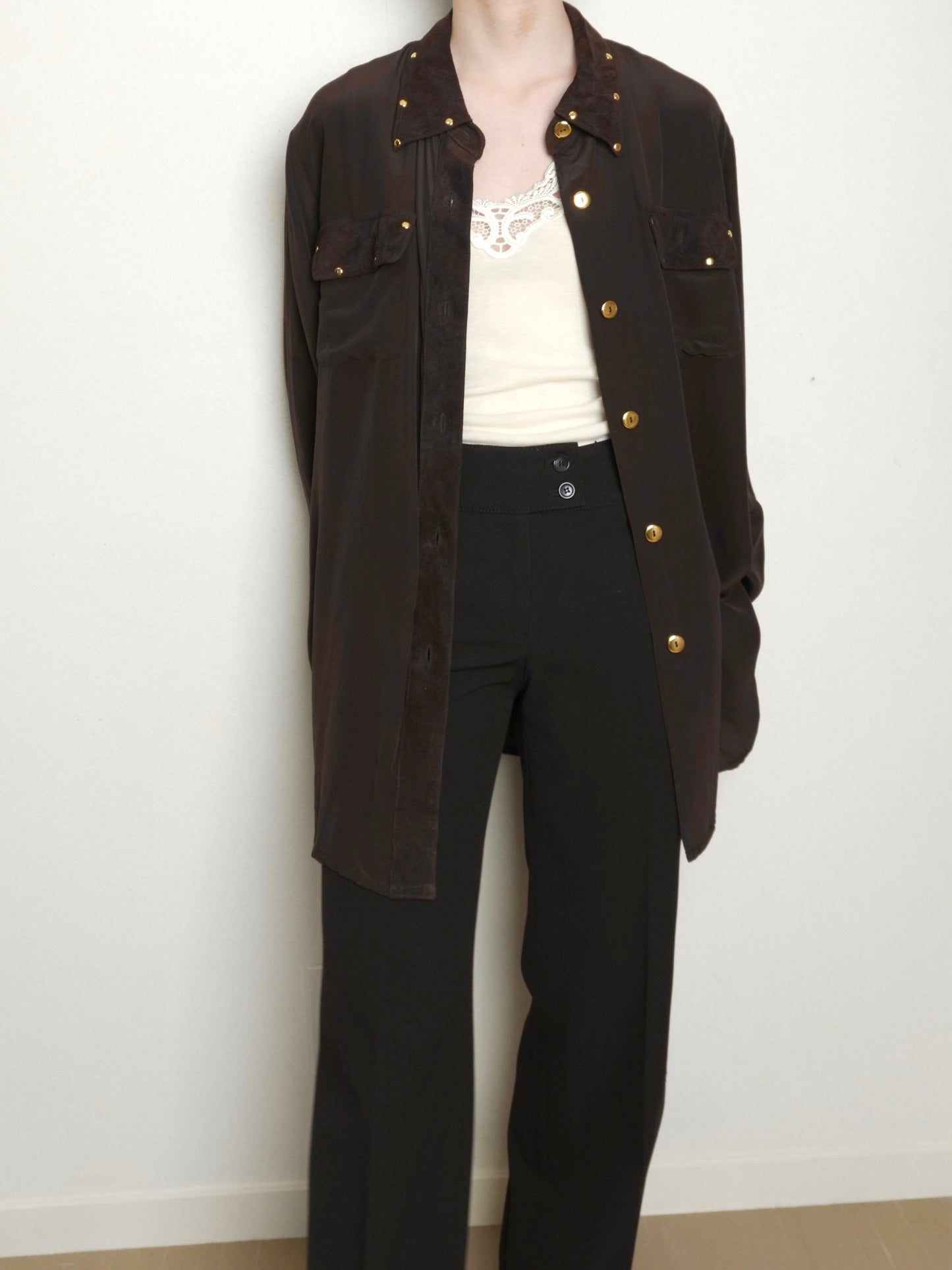 Silk Suede Shirt